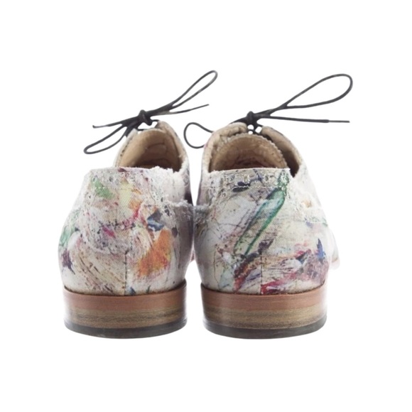 Paul Smith Multicolor Paint-Splatter Leather Oxfords main image 9